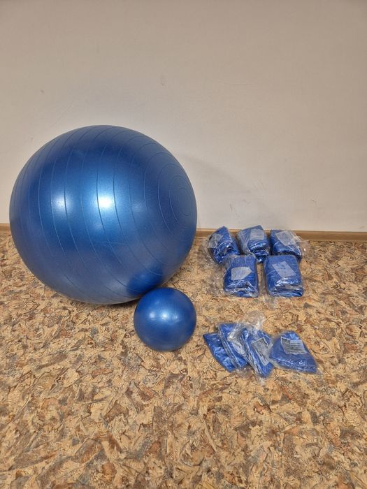 Топка за гимнастика и пилатес,  BODYFLEX,25 см, синя