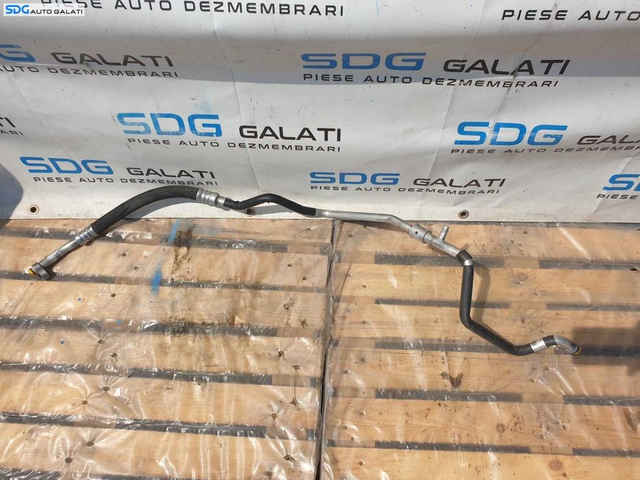 Conducta Teava Compresor AC Clima Climatizare Aer Conditionat Volkswagen Phaeton 2002 - 2016 Cod 3D2260712B 3D2260712G