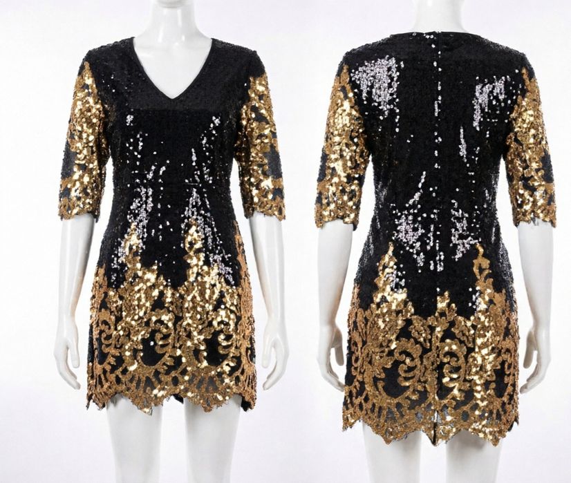 ЛУКСОЗНИ & ПАРТИ РОКЛИ -  Омбре, Брокат и Пайети (Разпродажба!)