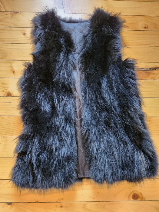 Елек естествен косъм от лисица и сако Karl Lagerfeld