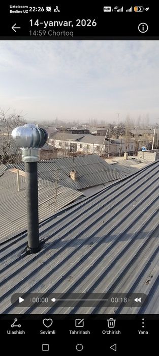 Deflektor u energiya tejamkor oson o'rnatiladi