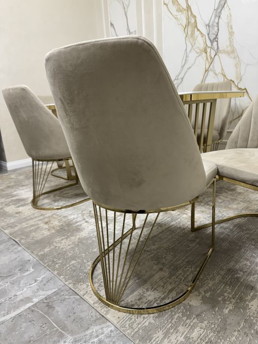 Комплект стол и стул из керамогранит