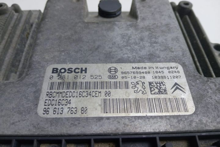 Calculator ECU  Bosch 1.4 HDi, 50 kW (68 CP) 9661376380 / 0281012525
