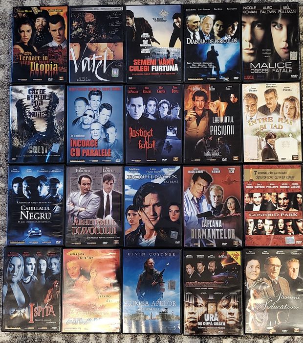 Vând colecție de filme DVD