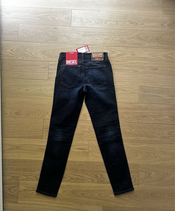 Diesel синие скини джинсы