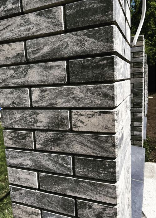 Облицовочный кирпич в форме Лего. Облицовочные кирпичи для балкона