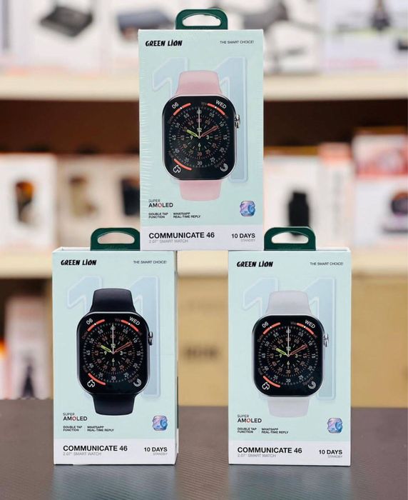 Green lion smart watch•смарт часы•амолед•спортивный•классик•сим картой