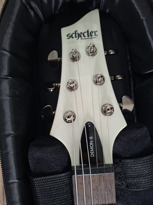 Schecter Demon-6 White шектер белый