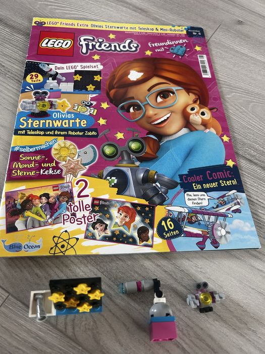Reviste Lego Friends, City si Ninjago cu figurine