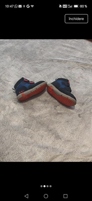 Ghete Kickers din piele