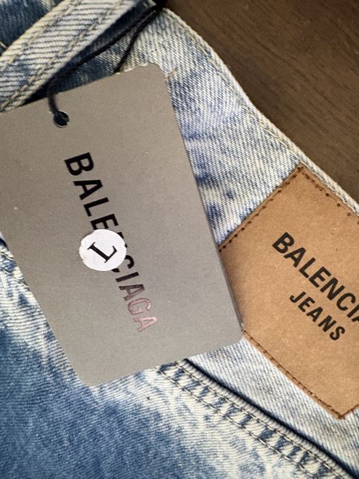 Balenciaga double waist jeans