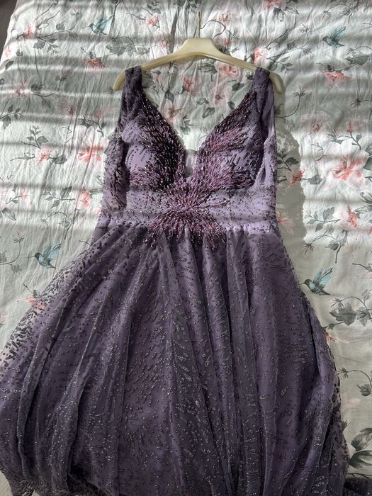 Официална дълга блестяща рокля