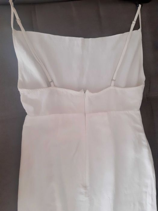 Белое платье, лён