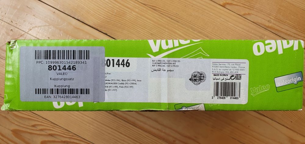 Комплект съединител за VW, SEAT,  VALEO 801446