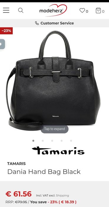 Оригинална Дамска чанта Tamaris