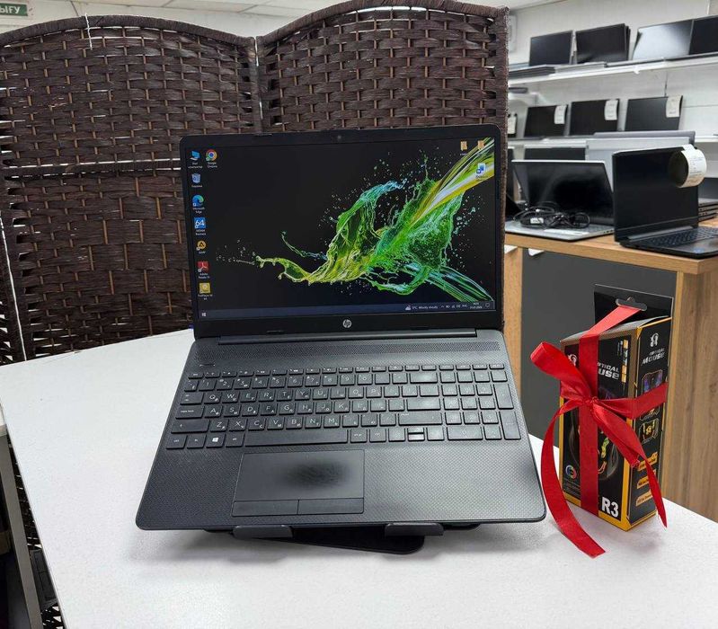 HP 15s AMD athlon*ОЗУ 4*ssd 128*бюджетный ноутбук для офиса