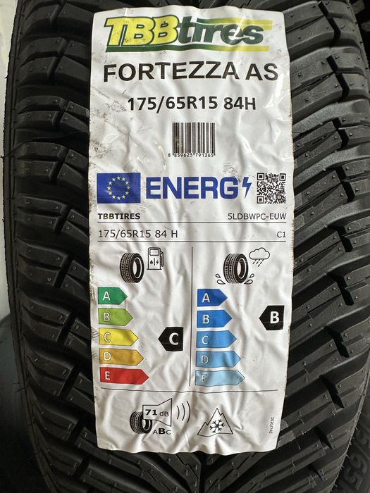 Нови всесезонни гуми TBB TIRES FORTEZZA AS 175/65R15 84H 1756515