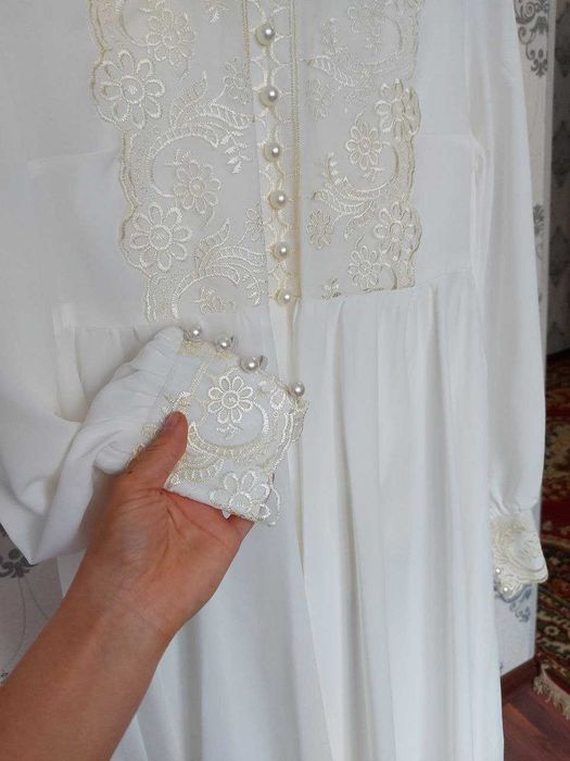 oq ko'ylak lozim va nimcha