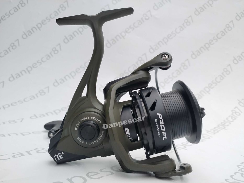 SET 2 Mulinete Feeder si crap Fl Ultra Cast Carp Flx 6000 Long Cast