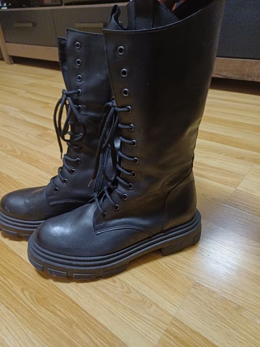 Дамски боти/ботуши естествена кожа