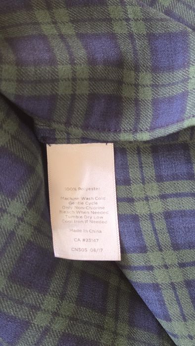 Bluză Talbots, verde cu albastru