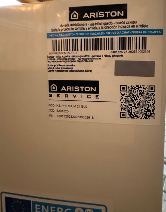 Centrala termica pe gaz in condensare Ariston HS Premium, 24kW