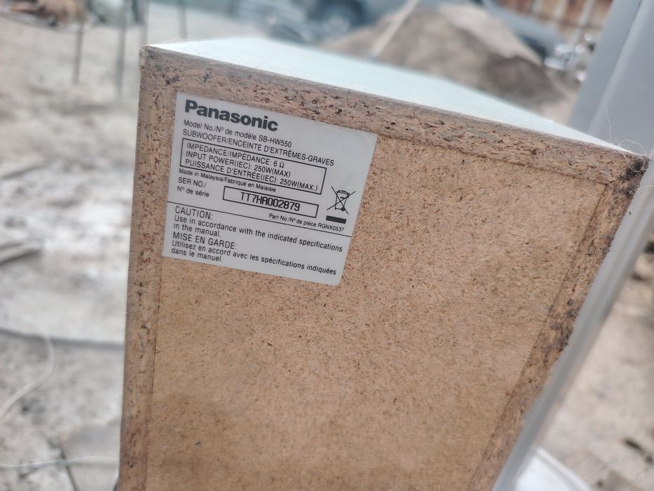 Оригинальные колонки и сабвуфер Panasonic
