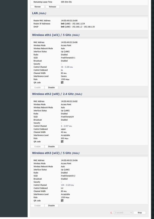 Трибандов Безжичен рутер Asus RT-AC3200, AC 3200, 600+1300+1300 Mbps