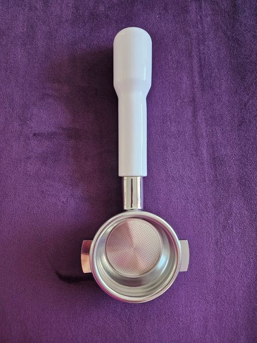 Portafiltru 58mm fara fund, 2 urechi, anti-alunecare, cos/sita filtru din inox 58mm, compatibil E61/E16
