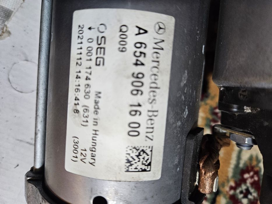 Electromotor mercedes w907 sprinter w919 motor 2000cmc cu start stop