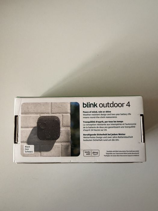 Camera Blink Outdoor 4 rezolutie 1080p HD, viziune nocturna infrarosu