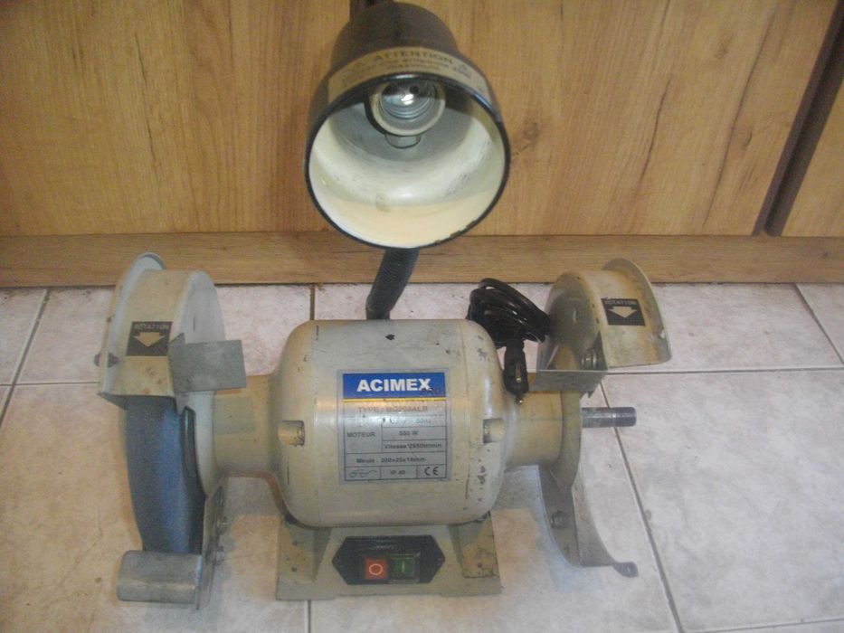 Шмиргел 550W ф200мм Френски Профи Голям ACIMEX/300W-FERM ф150мм Холанд