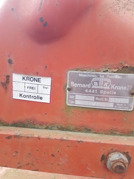 Vând freză agricolă Krone 2.40 m lățime