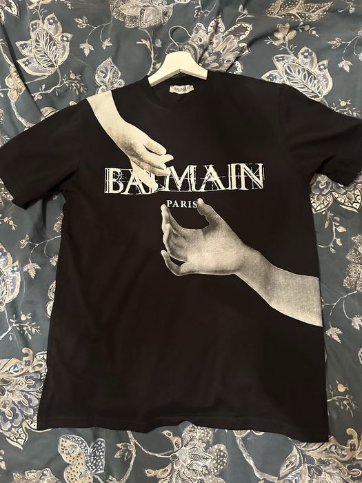 Черна тениска balmain