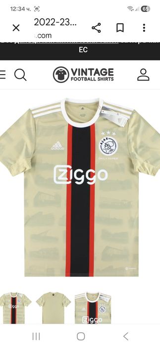 Adidas Ajax-Ориг.тениска Нова!!!