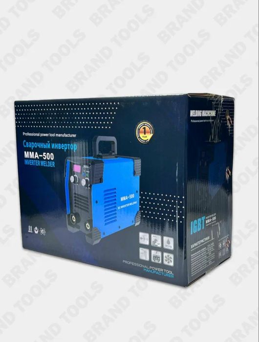 Сварочный аппарат MMA-500 Инвертор, Инверторная сварка, 220 В