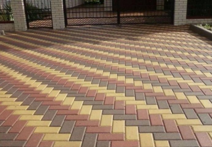 Укладка брусчатки