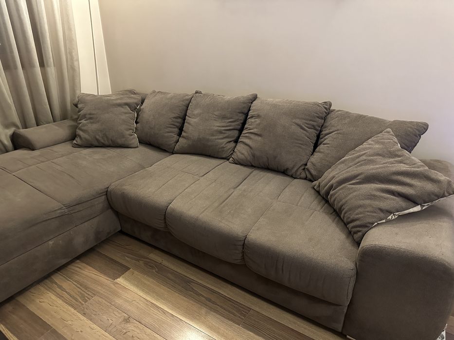Ъглов Диван 260/180см  - Удобен за сън - Перфектно състояние!!!