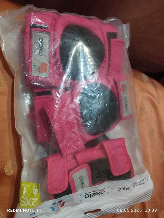 Oxelo - Детски регулируеми ролери Play3 Розово и лилаво 28/30