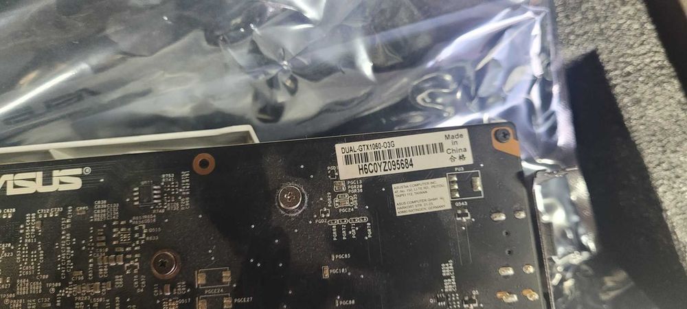 Placa video ASUS GeForce GTX 1060 Dual OC 3 GB GDDR5 192-bit
