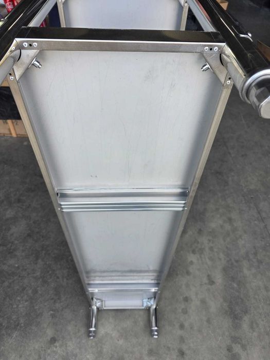 Raft din oțel inoxidabil,raft din inox cu 4 polite diferite marimi direct pe stoc