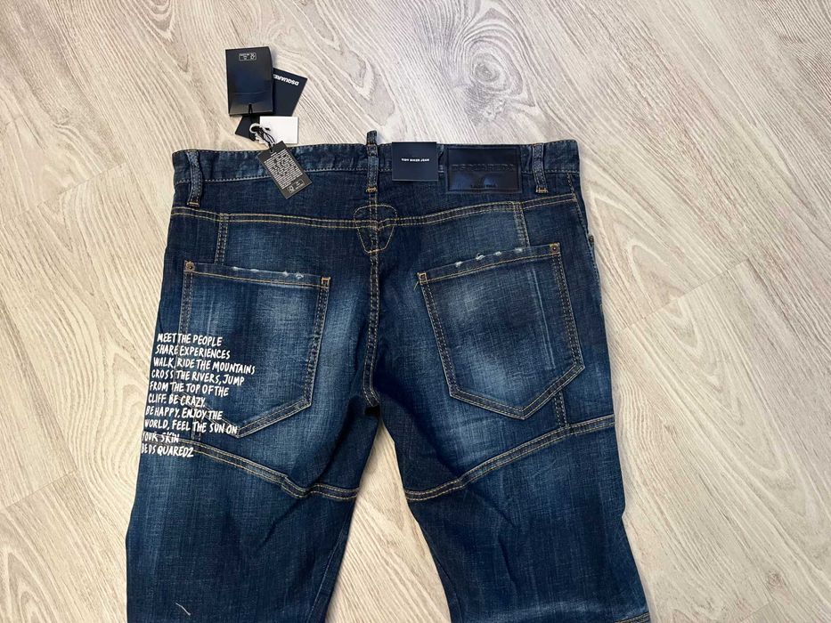 Dsquared2 blugi Tidy Biker Jean 52 italy, sau XL, retail 625 euro