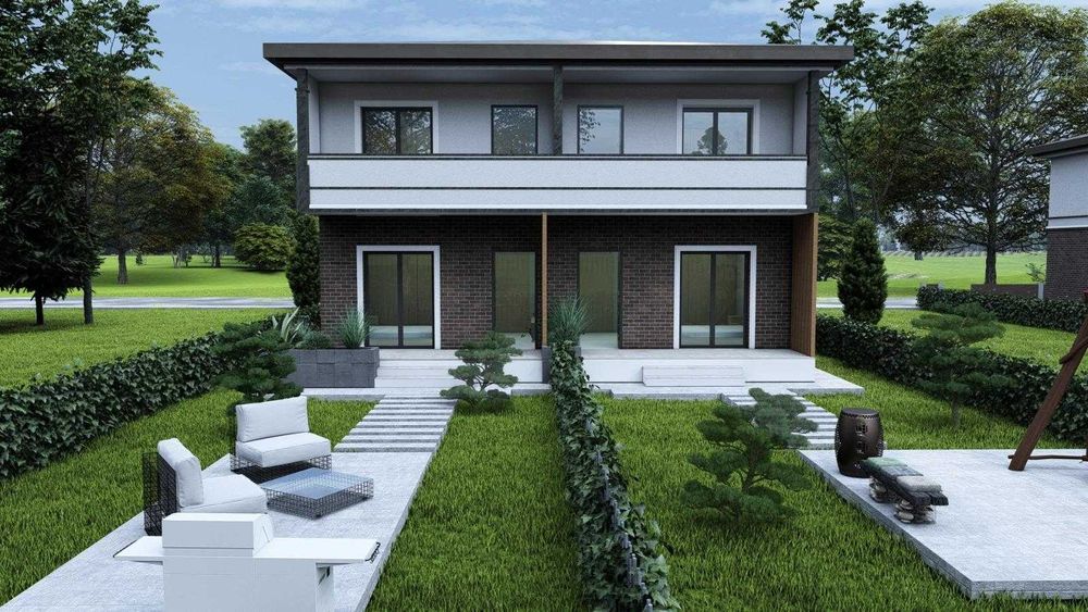 Zona Rezidentiala Apartamente 2 camere, duplex P+1, parcare & grădină