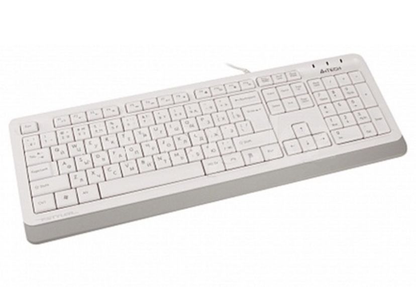 Клавиатура A4Tech FK10 белый в идеале