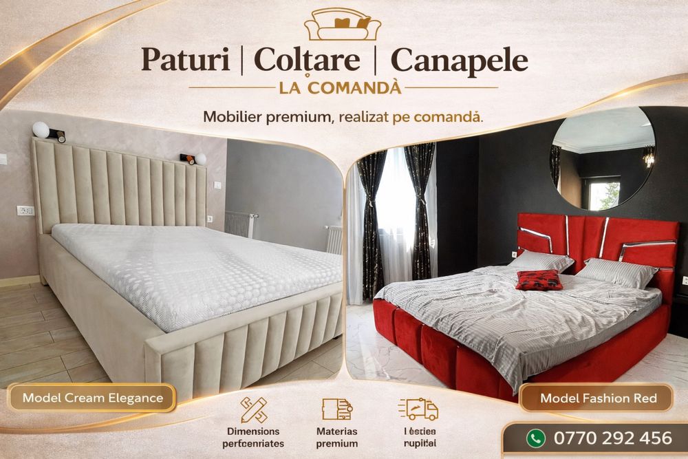 Mobila tapitata la comanda