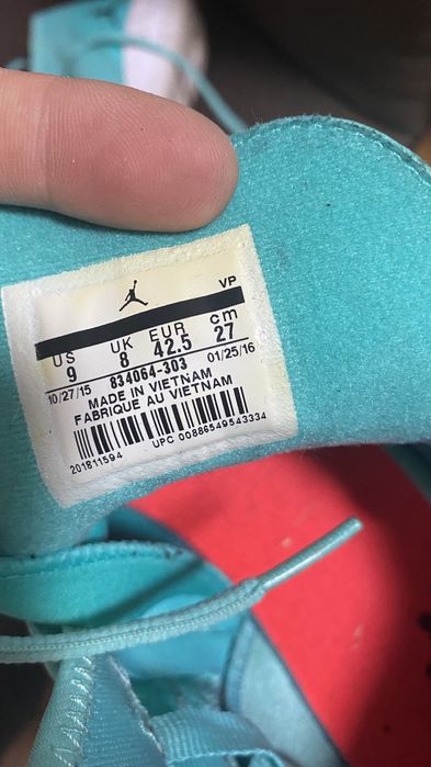 Jordan Reveal Hyper Turquoise 42.2