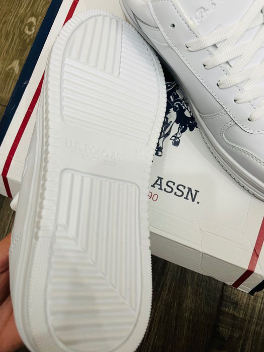 Дамски бели маратонки U.S.POLO