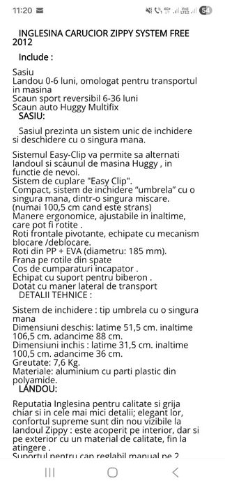Carucior Inglesina