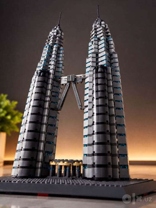 Две башни близнецы из Lego
