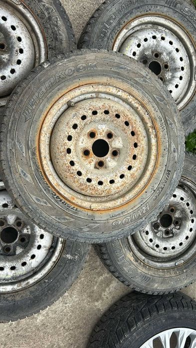 Jante cu anvelope iarna M+S 175 R14 C ET48 Dacia Papuc